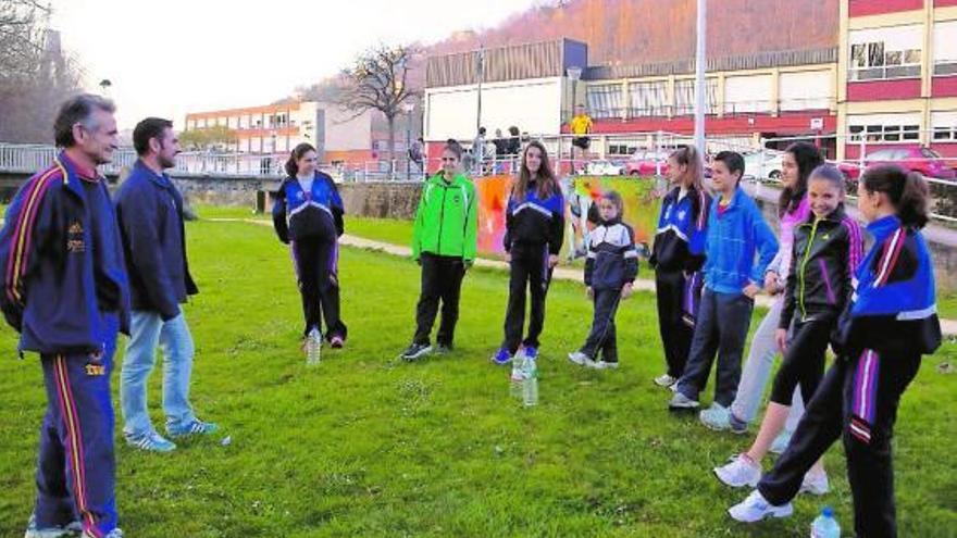 Un entrenamiento en Los Llerones. / FERNANDO RODRÍGUEZ