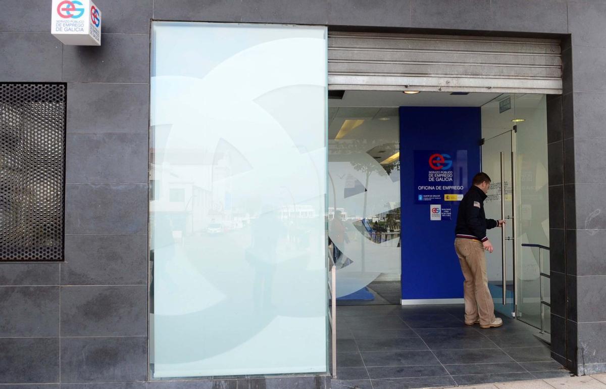 La oficina de Emprego de Vilagarcía. |  Noé Parga