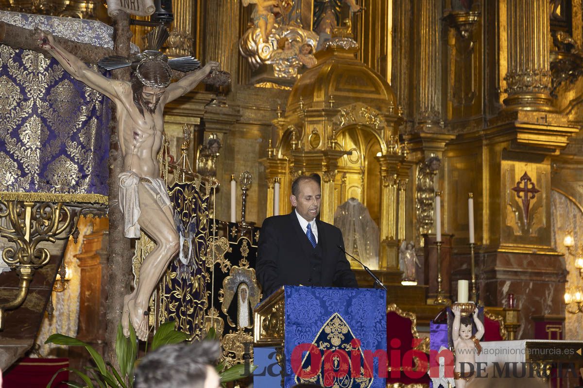 Juan Esteban Piernas pregona la Semana Santa de Caravaca