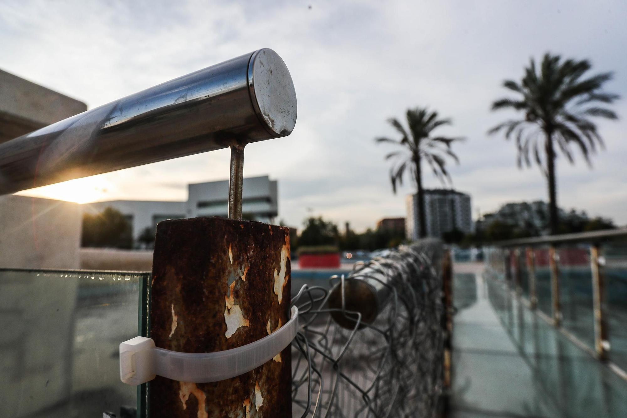 Así se encuentra la Torre de Miramar en la actualidad