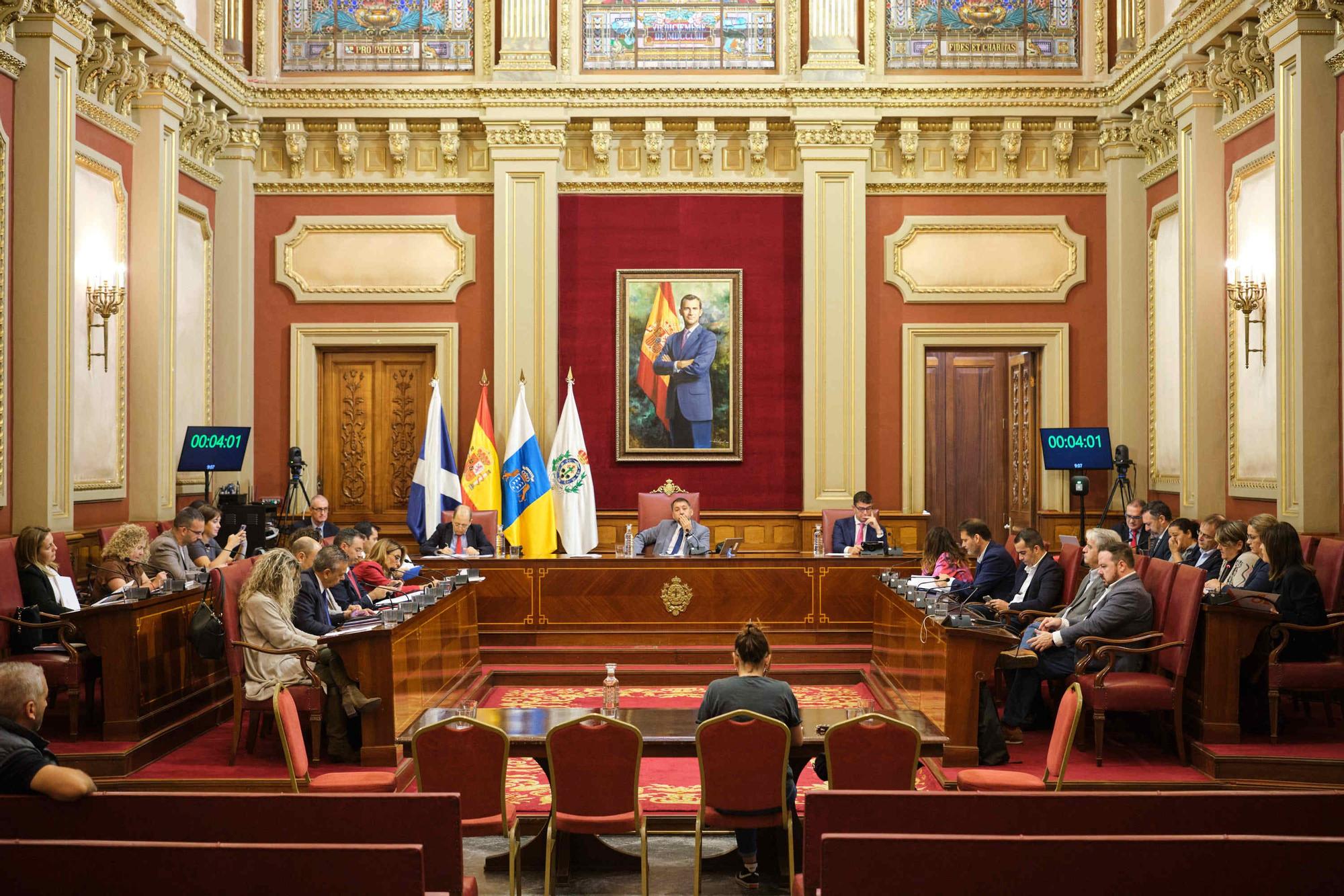Pleno presupuestos en el Ayuntamiento de Santa Cruz de Tenerife
