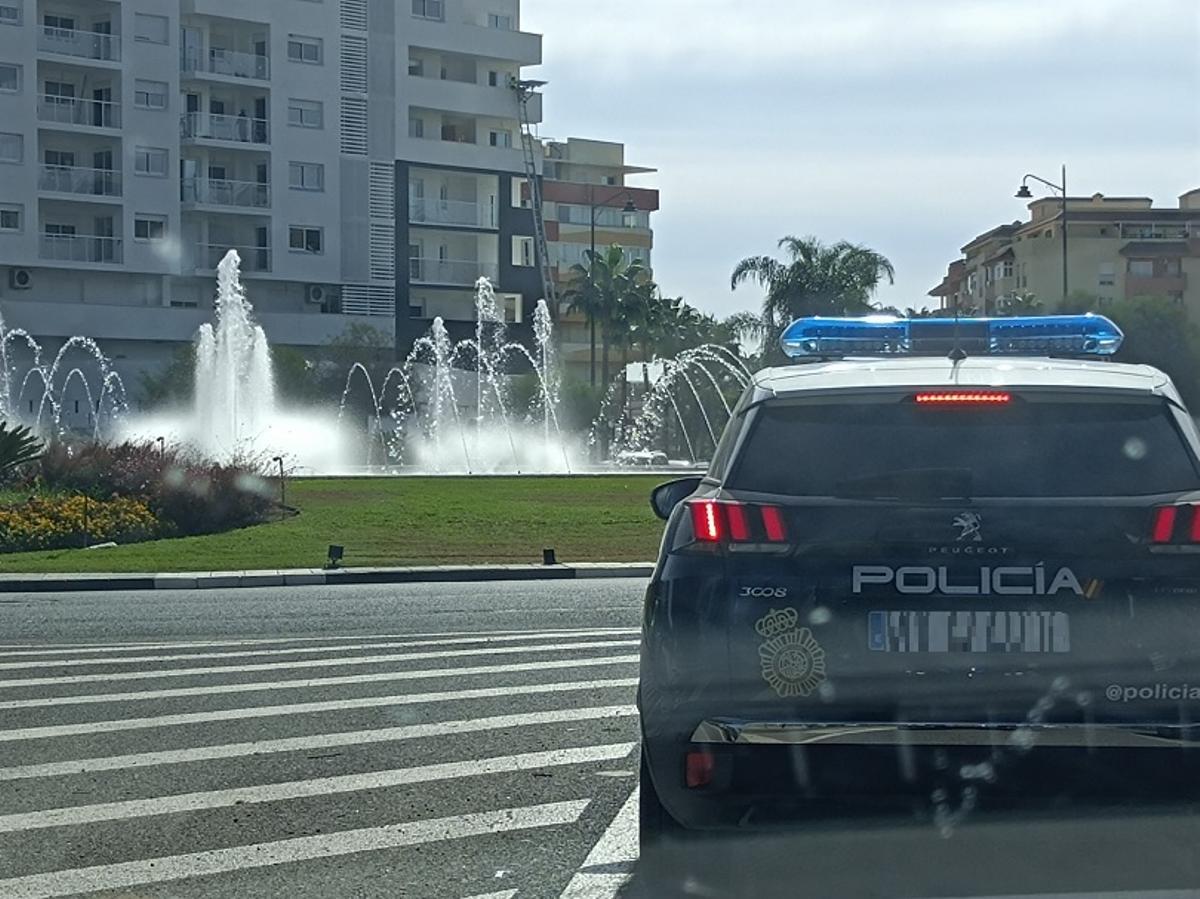 Un vehículo de la Policía Nacional.