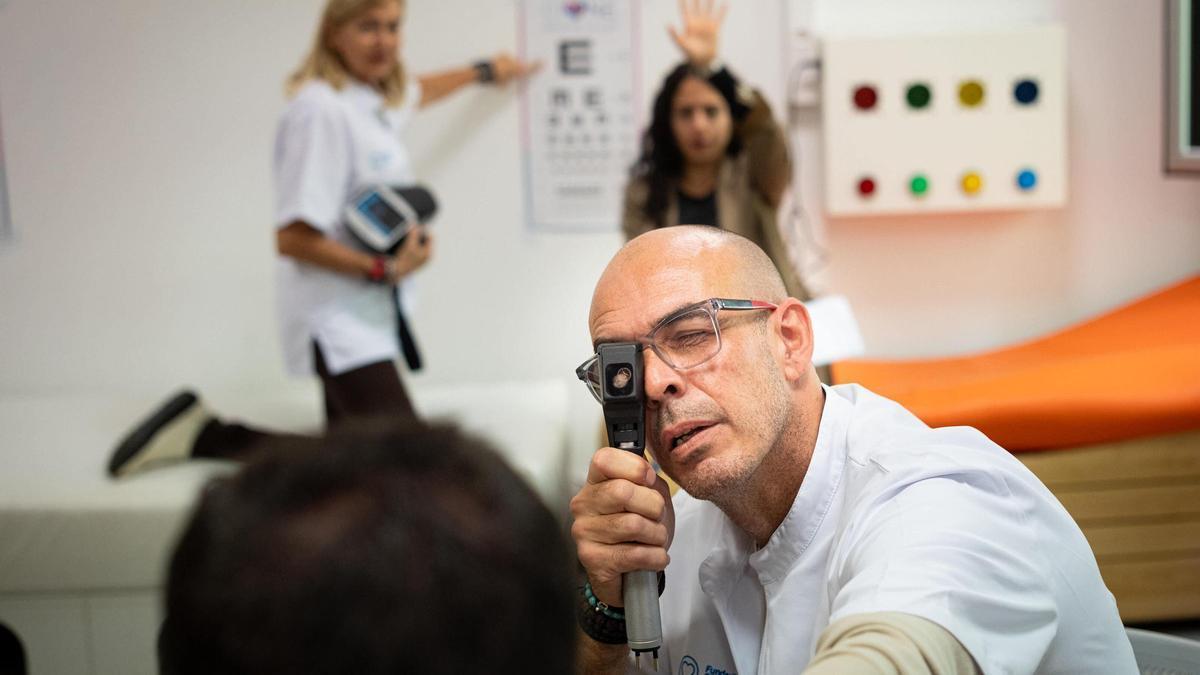 Una de las pruebas realizadas durante la revisión