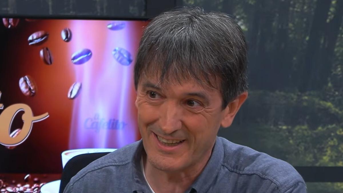 Pacheta en una entrevista