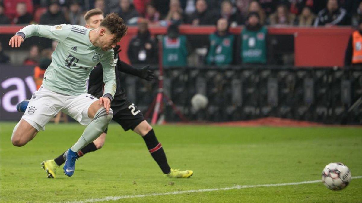 Goretzka adelantó al Bayern Múnich ante el Leverkusen
