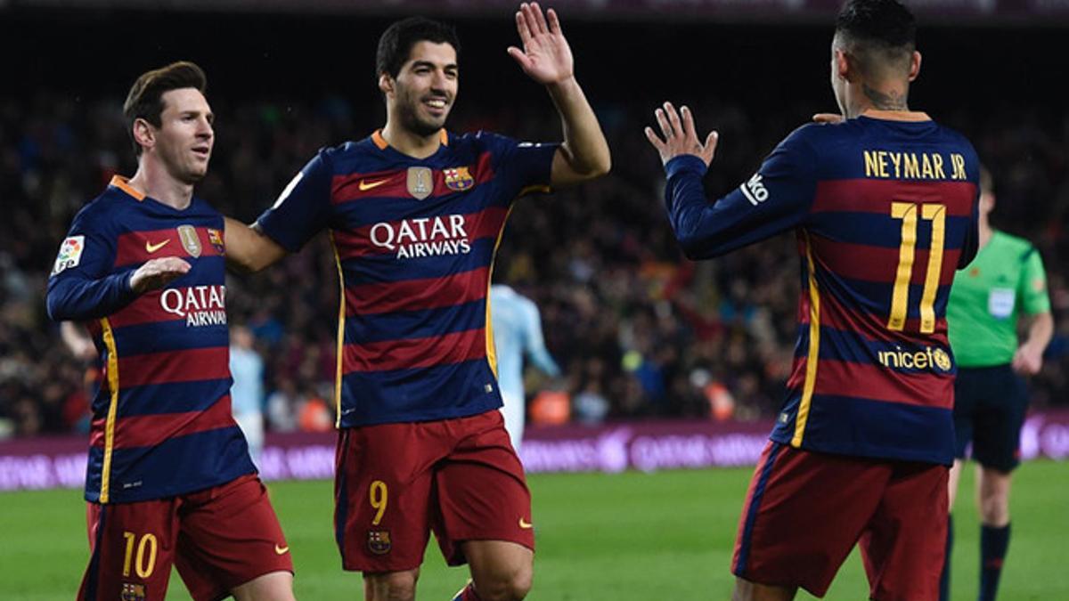 Messi, Suárez y Neymar, amos y señores del gol en la Champions