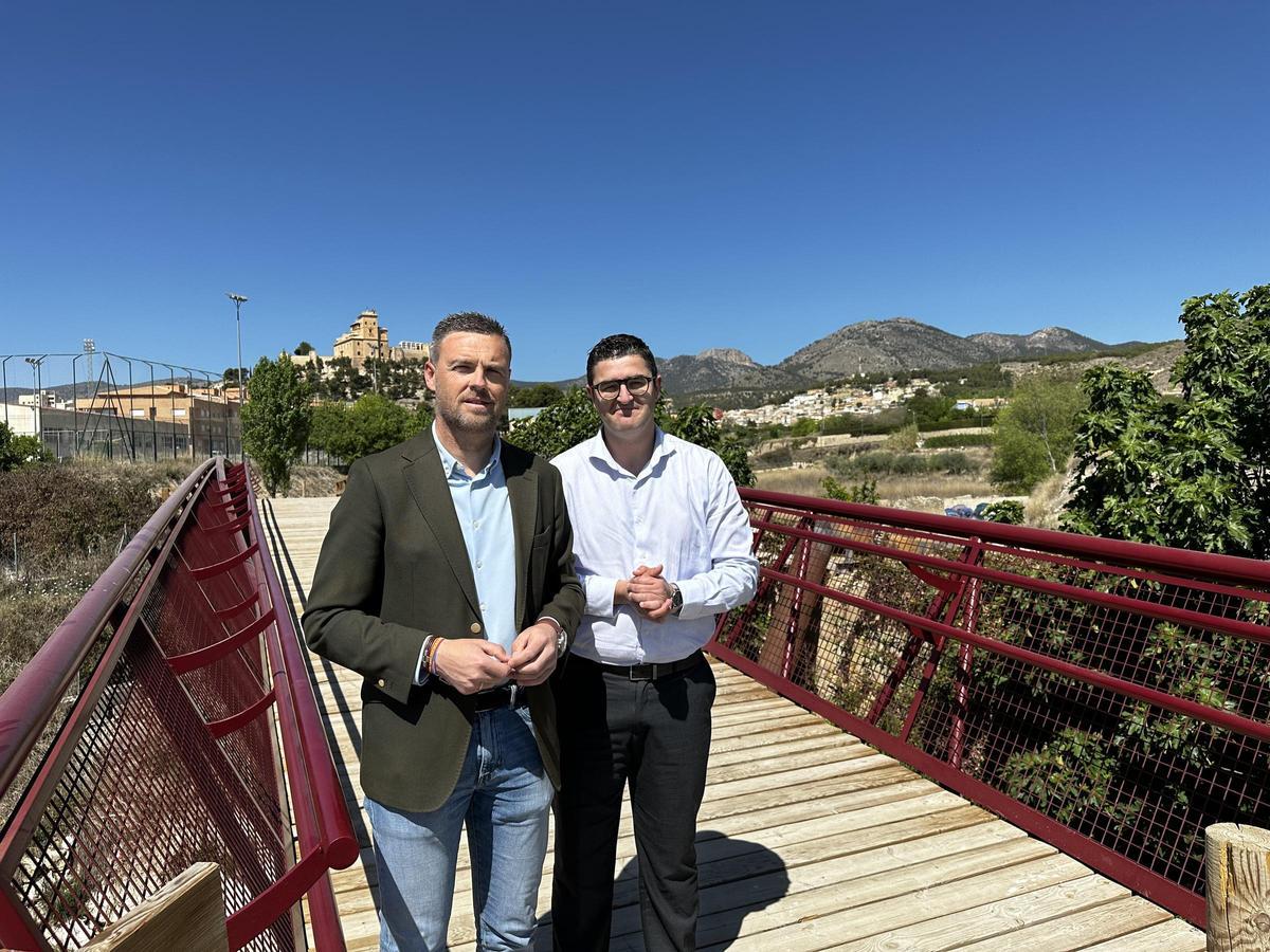El alcalde José Francisco Garcia, junto al teniente-alcalde, José Carlos Gómez