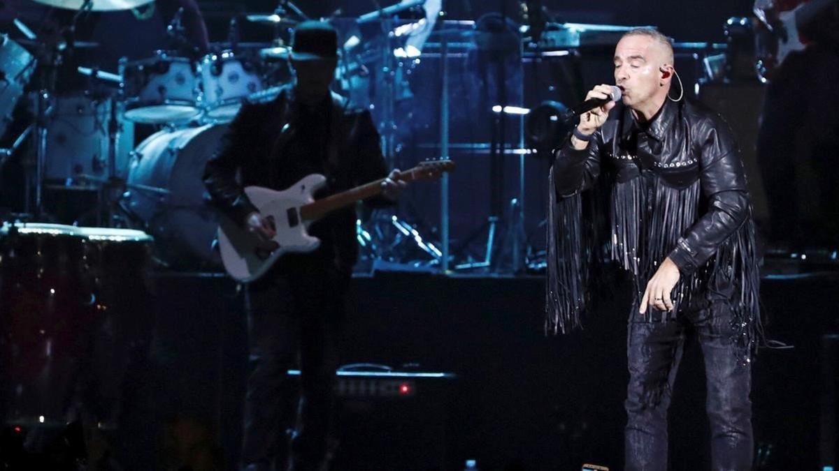 el cantautor italiano Eros Ramazzotti en Madrid