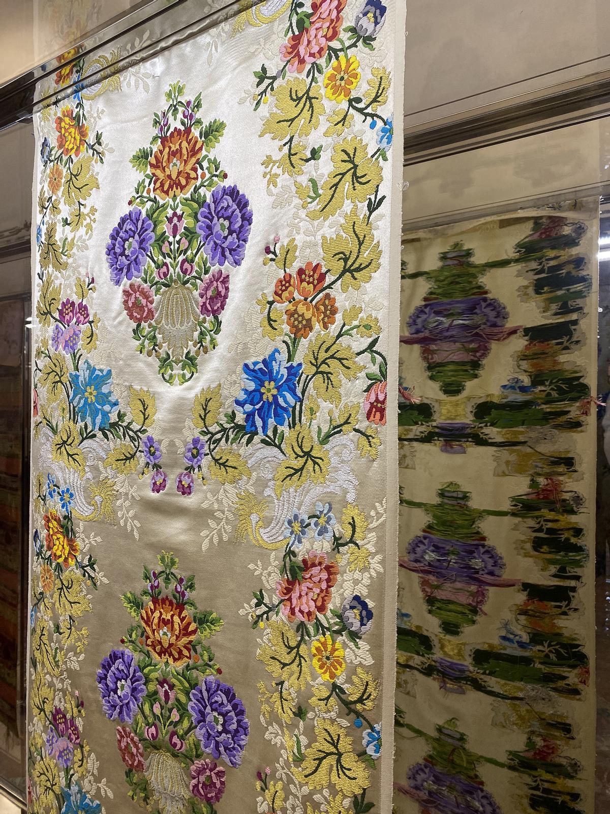 Exposición 'La industria de la seda valenciana' en el Museo de la Seda de València.