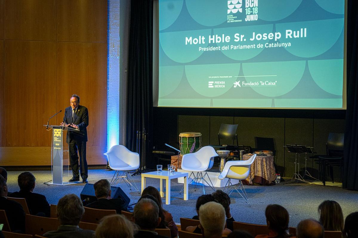 Josep Rull, president del Parlament de Catalunya