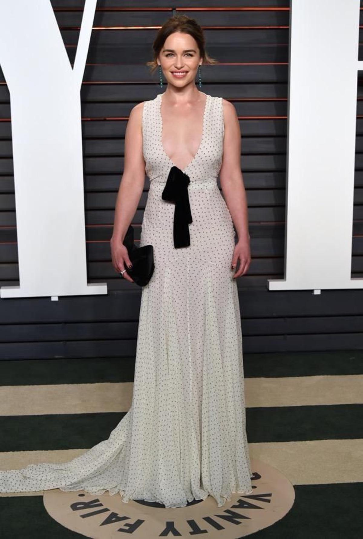 Vanity Fair Oscar Party, Emilia Clarke.