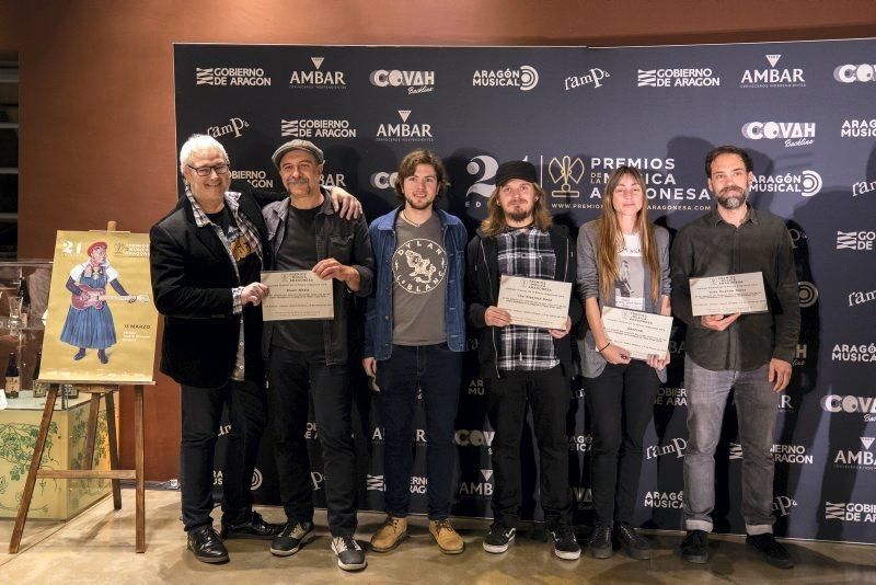 Presentación de los candidatos Premios Música Aragonesa