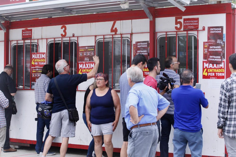 Cues a Montilivi per aconseguir entrades pel Girona-Osasuna