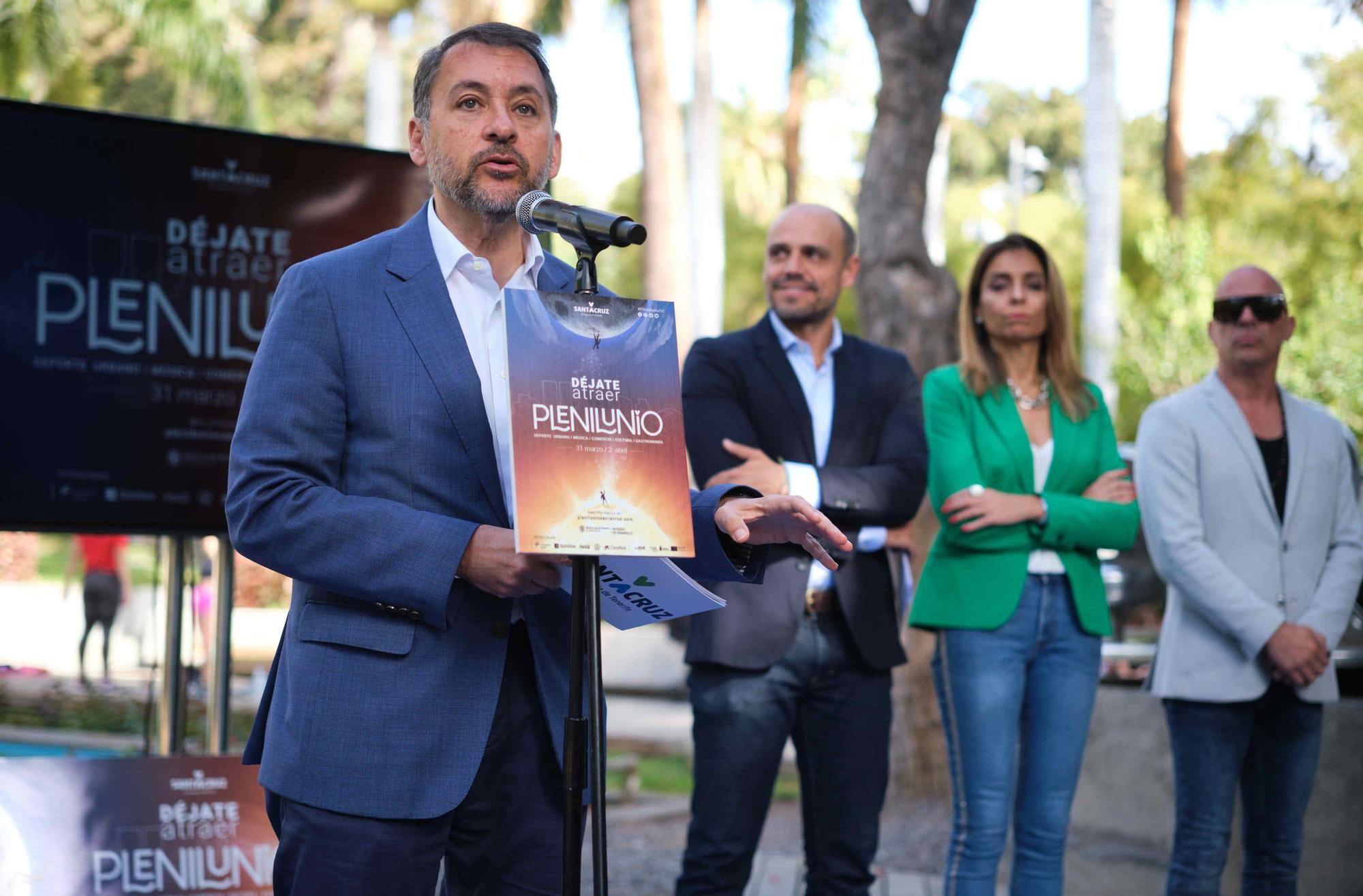 Presentación del programa de Plenilunio en Santa Cruz de Tenerife