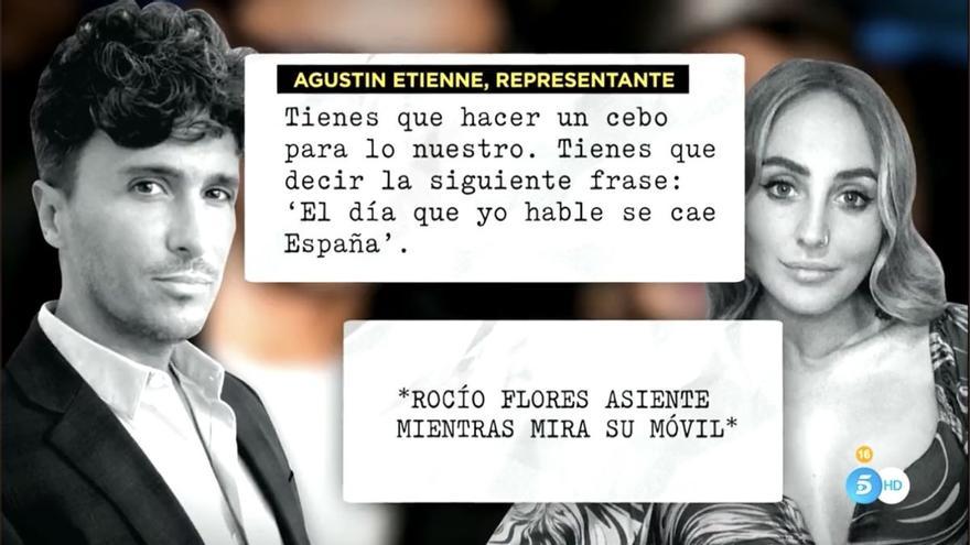 'Socialité' uncovers the indications that Rocío Flores receives from her representative when she appears on television