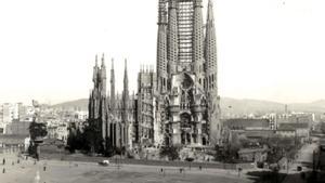 La torre de la Sagrada Família que va veure Gaudí fa 100 anys