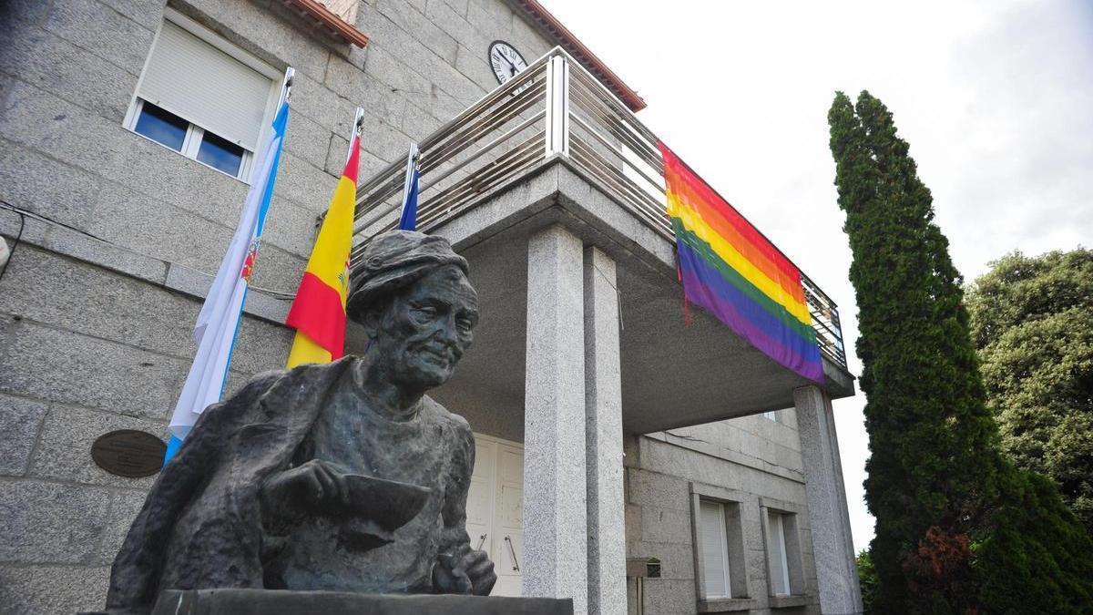 Fachada del Concello de Ribadumia.