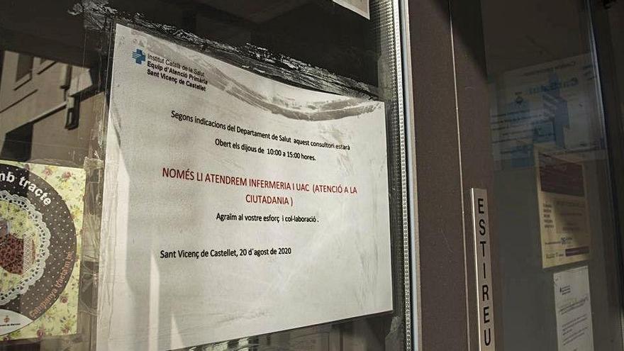 El consultori local de Castellgalí es manté parcialment obert mig any després de l&#039;inici de la pandèmia |