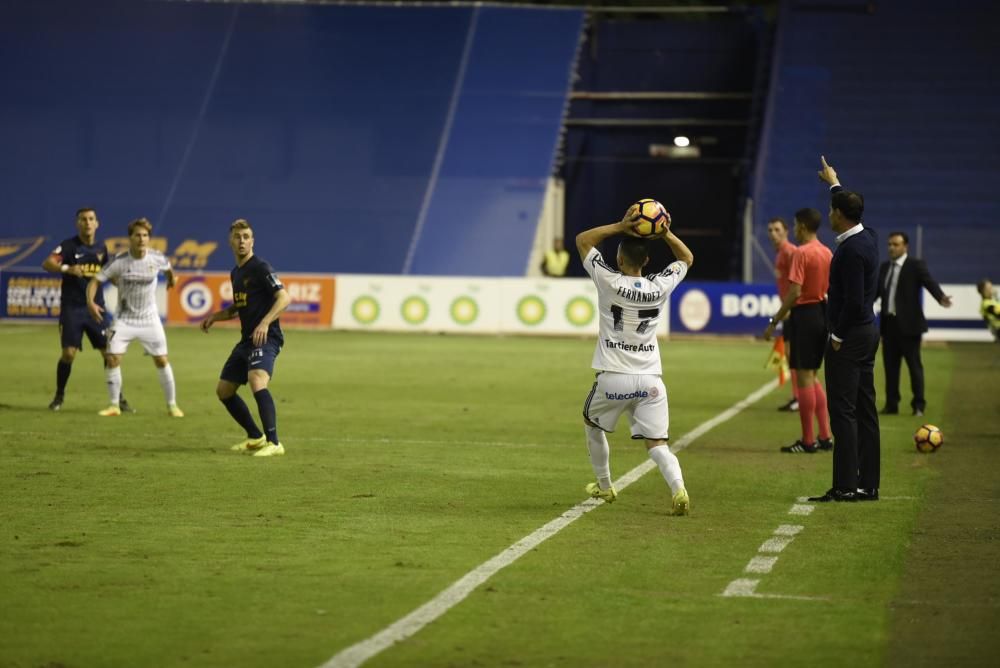 El partido entre el Murcia y el Oviedo, en imágenes