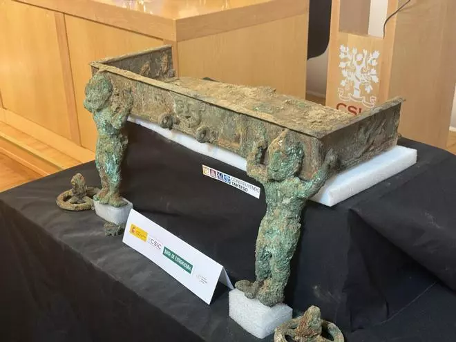 El hallazgo único del Turuñuelo: el carro de bronce de hace 2.500 años