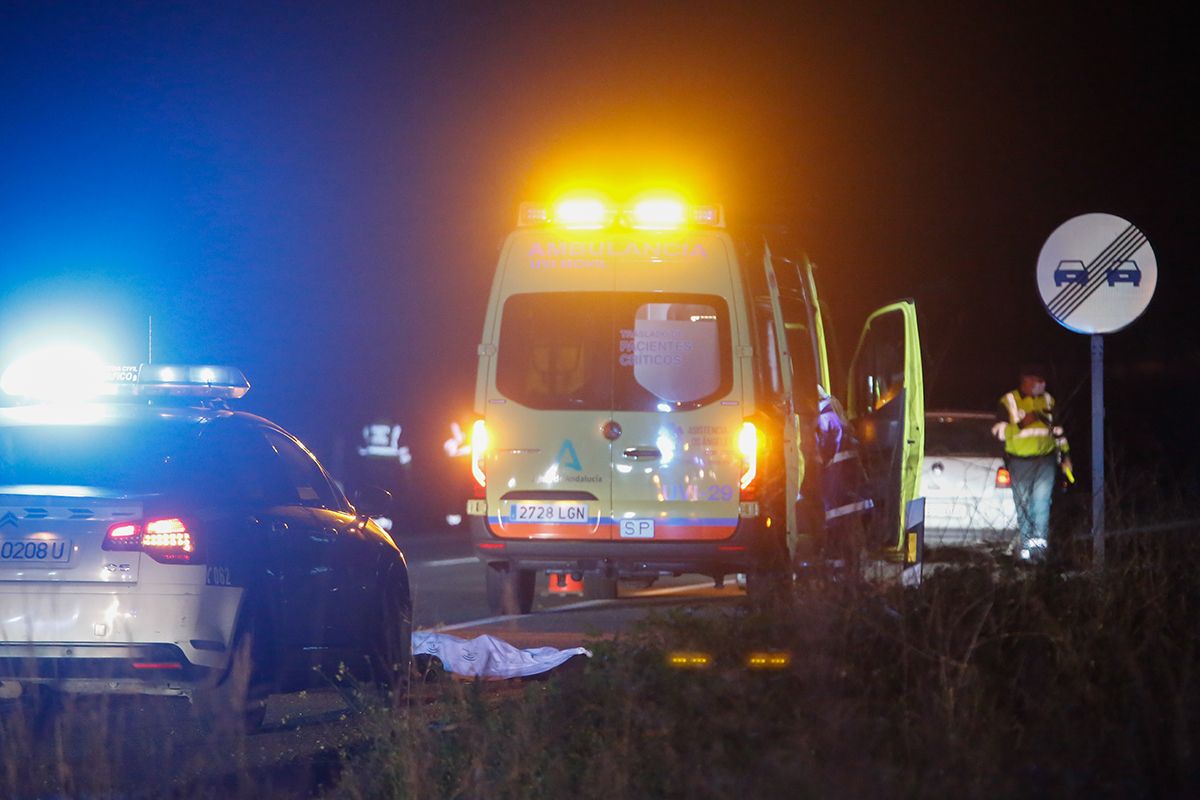 Fallece un hombre atropellado por un turismo cerca de Alcolea