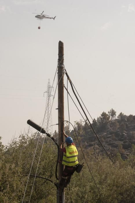 Incendios en Galicia | Desvastación del fuego en Monterrei