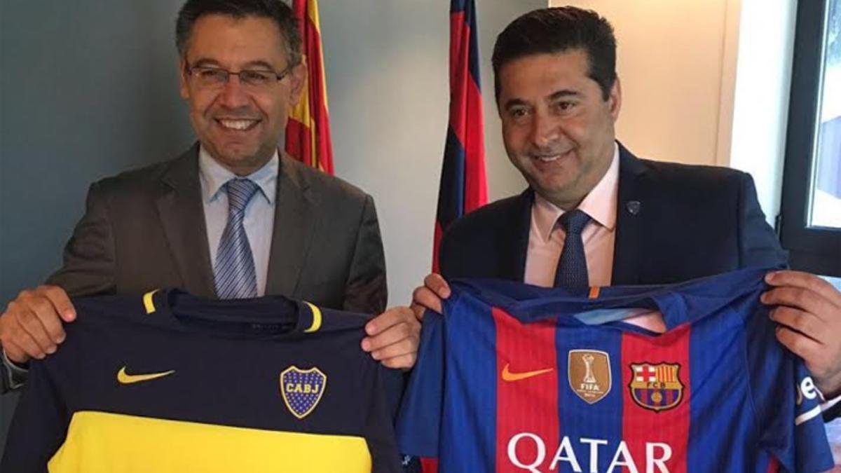 Bartomeu y Angelici estrechan vínculos