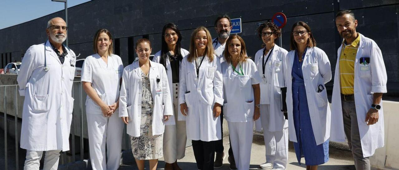 Profesionales que integran el comité multidisciplinar de cáncer de pulmón.