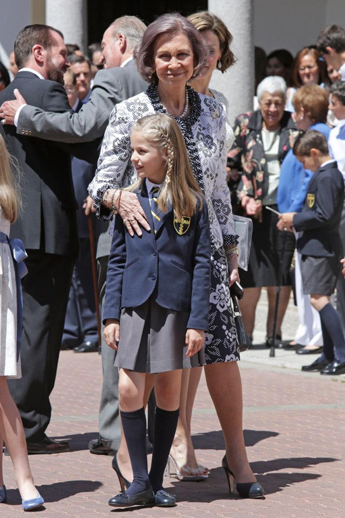 Leonor y la Reina Sofía