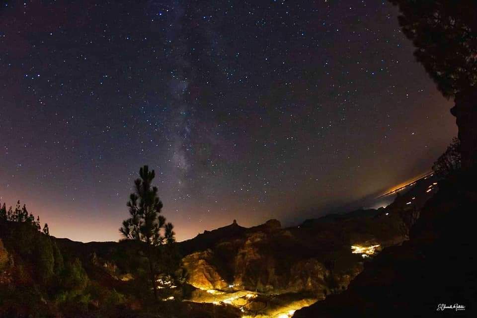 Contaminación lumínica en la Cumbre de Gran Canaria