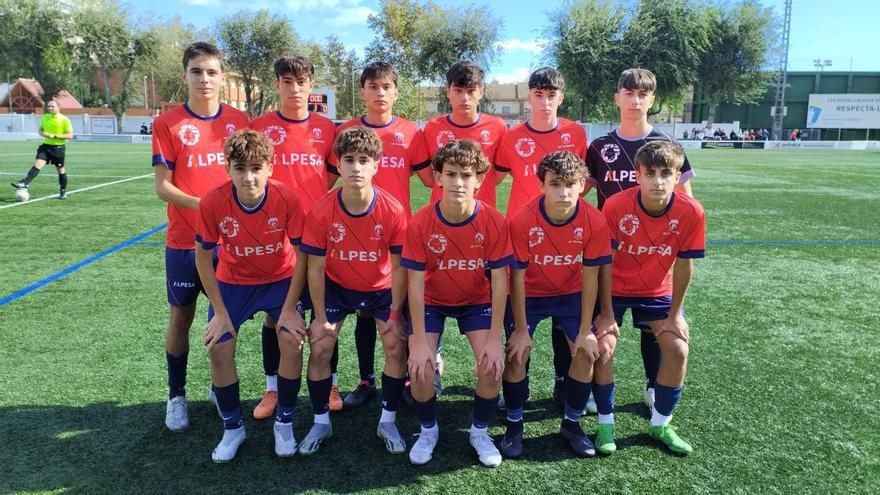 El Cadete A de la UE Tavernes, único invicto en la potente liga de categoría preferente