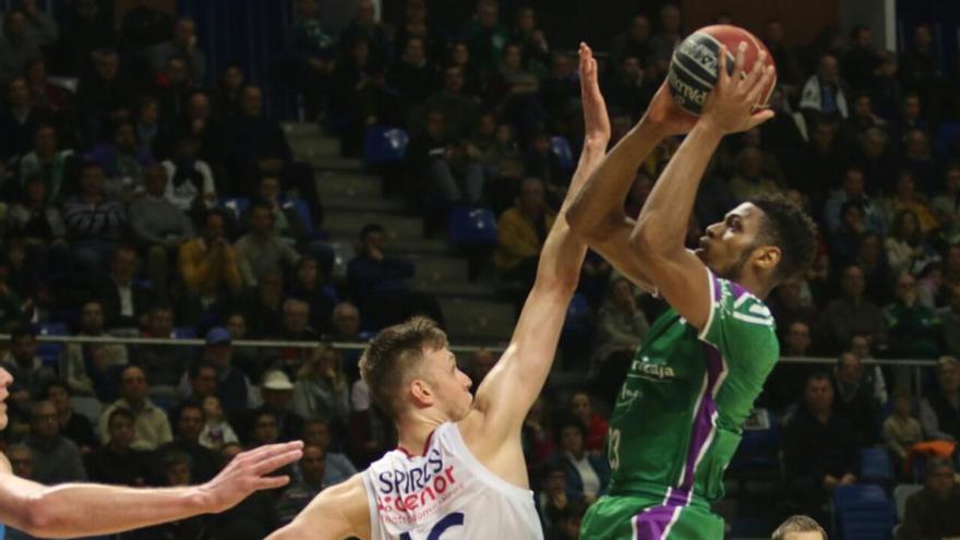 Jeff Brooks, en el encuentro ante el Obradoiro del sábado.