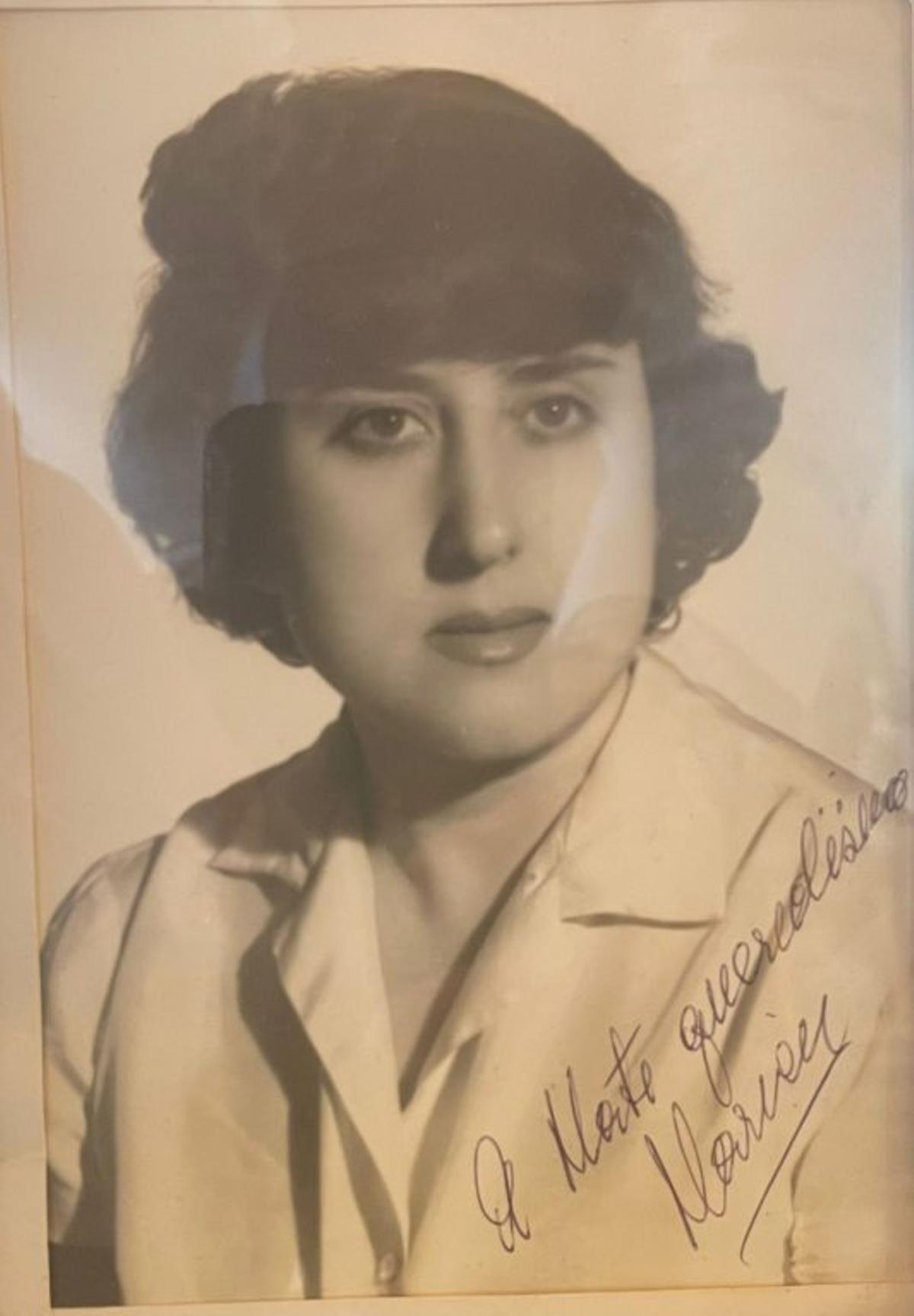 Marien, en una foto dedicada "a Mati queridísimo".