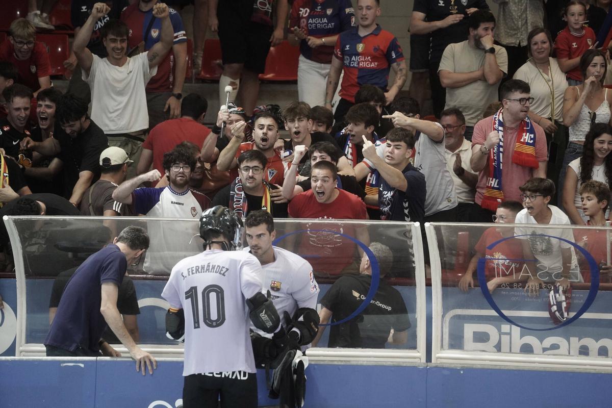 Imatges del quart partit Igualada Rigat - Barça Imatges del quart partit Igualada Rigat - Barça