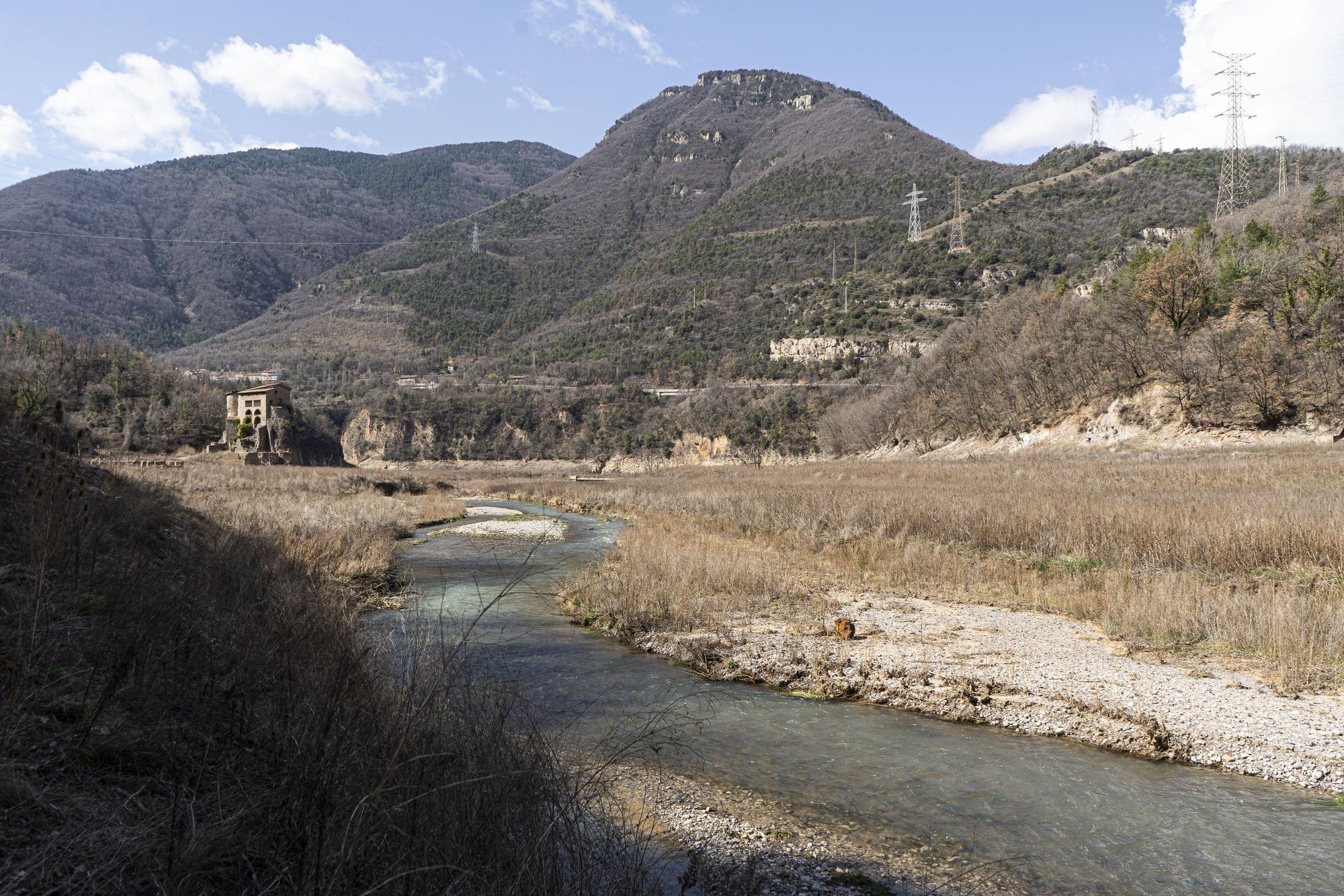 L'embassament de la Baells continua a nivells mínims d'aigua