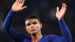 Manchester (United Kingdom), 16/12/2023.- Chelseas Thiago Silva reacts after the English Premier League soccer match between Manchester City and Crystal Palace in Manchester, Britain, 16 December 2023. (Reino Unido) EFE/EPA/ADAM VAUGHAN EDITORIAL USE ONLY. No use with unauthorized audio, video, data, fixture lists, club/league logos or live services. Online in-match use limited to 120 images, no video emulation. No use in betting, games or single club/league/player publications. EDITORIAL USE ONLY. No use with unauthorized audio, video, data