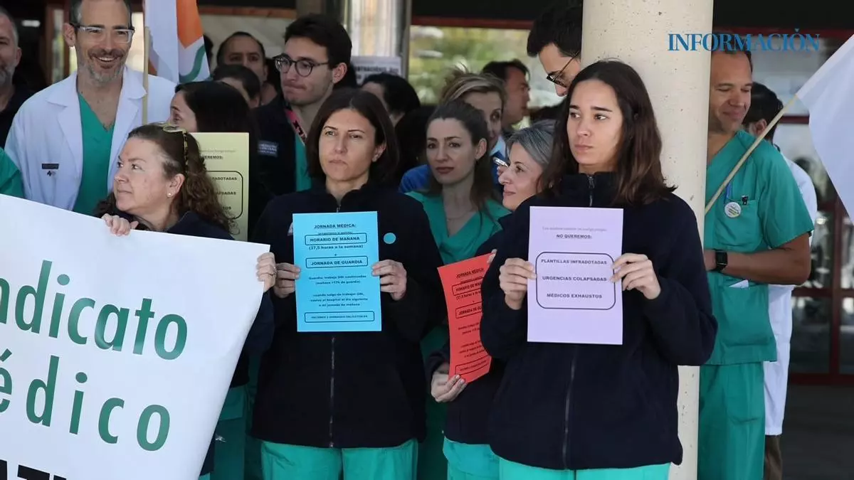 Los médicos vuelven a la huelga en Alicante: estos son los días de paro