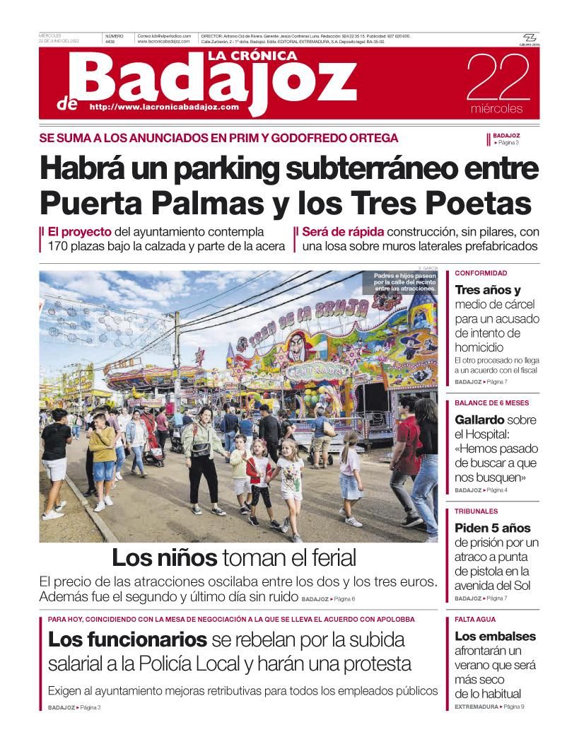 Consulta la portada correspondiente al día 22 de junio del 2022