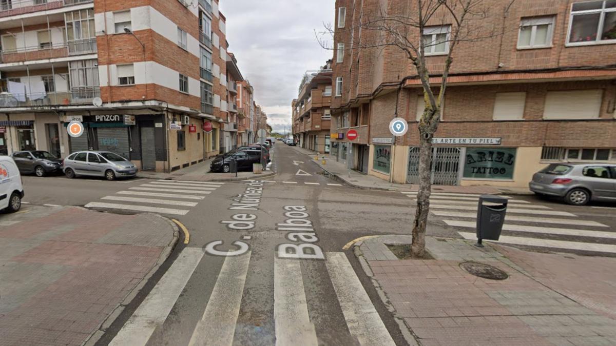 Cruce de Zamora donde se ha producido el accidente