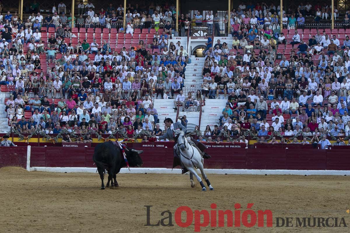 Corrida de rejones en la Feria de Murcia (Andy Cartagena y Diego Ventura)
