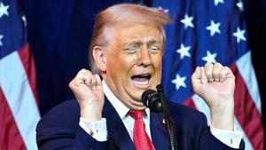 Trump se burla de las atletas trans