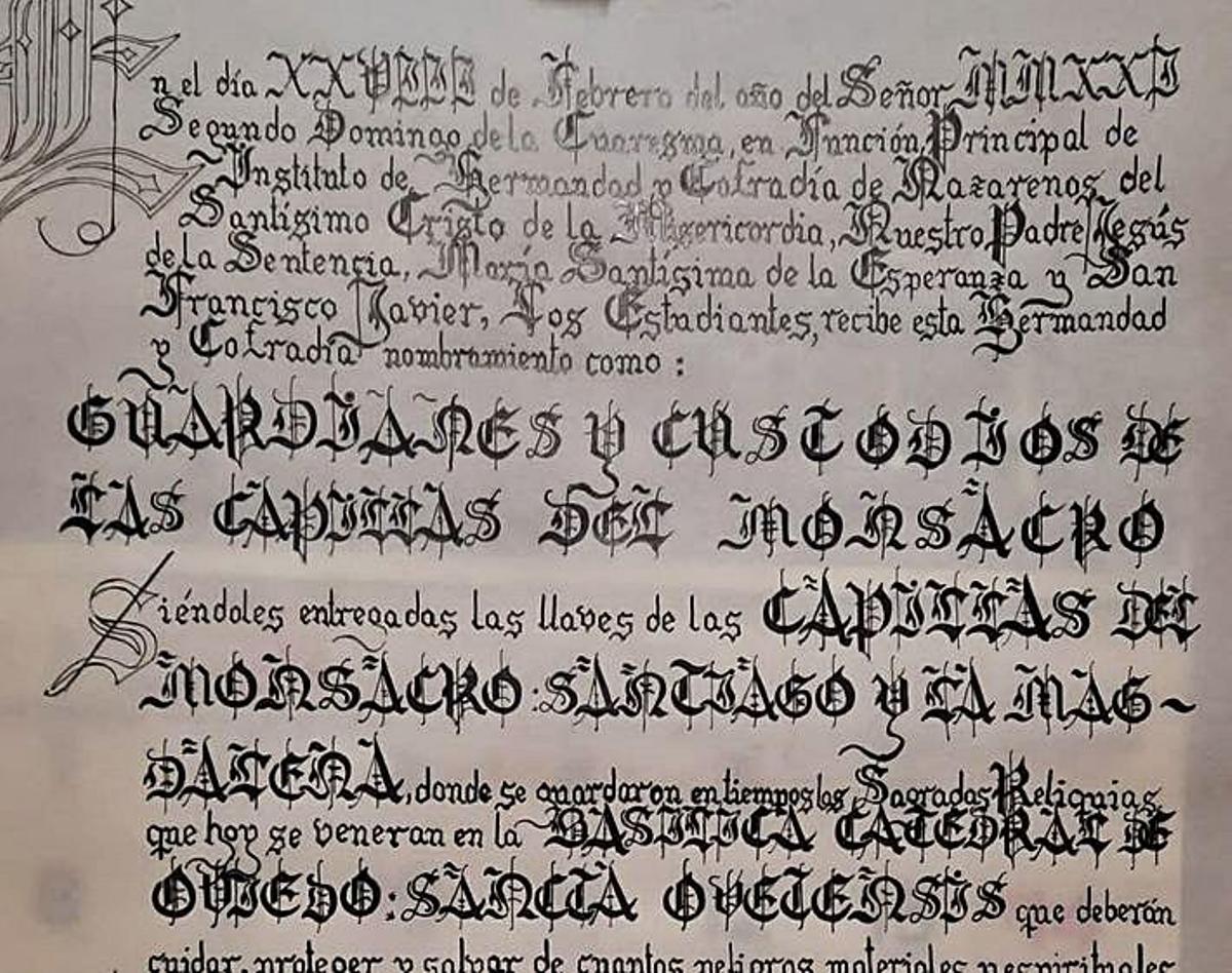 Custodios con todas las letras