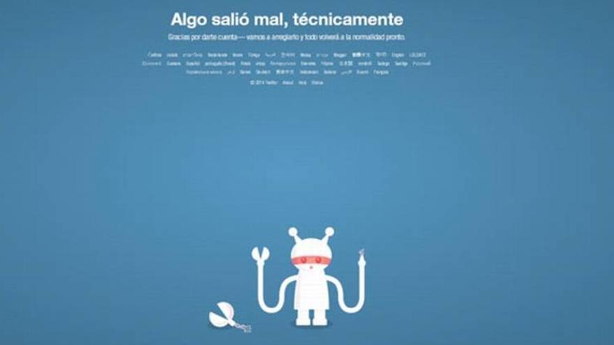 Una incidencia en Twitter deja sin servicio a millones de usuarios