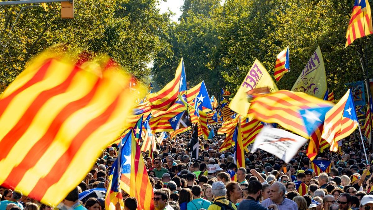 La manifestación de la Diada será descentralizada y &quot;medio presencial y virtual&quot;