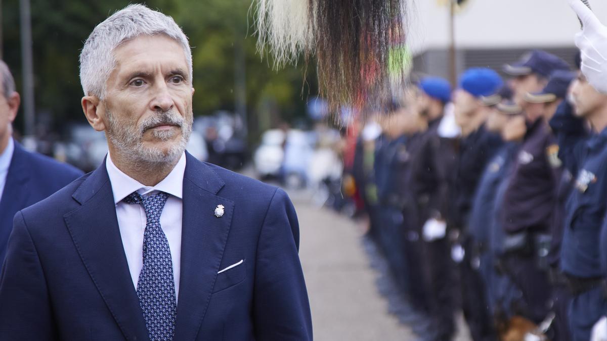 El ministro del Interior, Fernando Grande-Marlaska, en Sevilla.