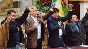 El president de Bolívia, Evo Morales, ha anunciat la mesura en un acte oficial sobre el Dia del Treball al Palau de Govern de La Paz (Bolívia).