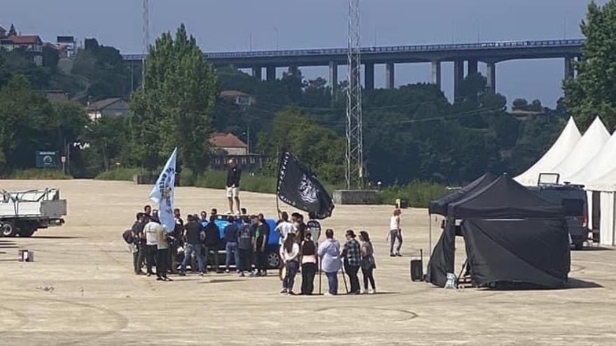 Roto el hermetismo: primeras imágenes del rodaje del videoclip del himno del Centenario del Celta de C. Tangana