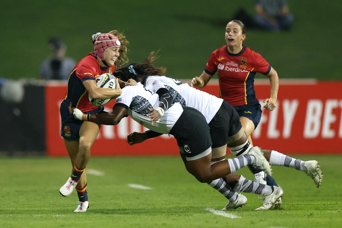 EN IMÁGENES: Clara Piquero, jugadora de rugby de Villaviciosa