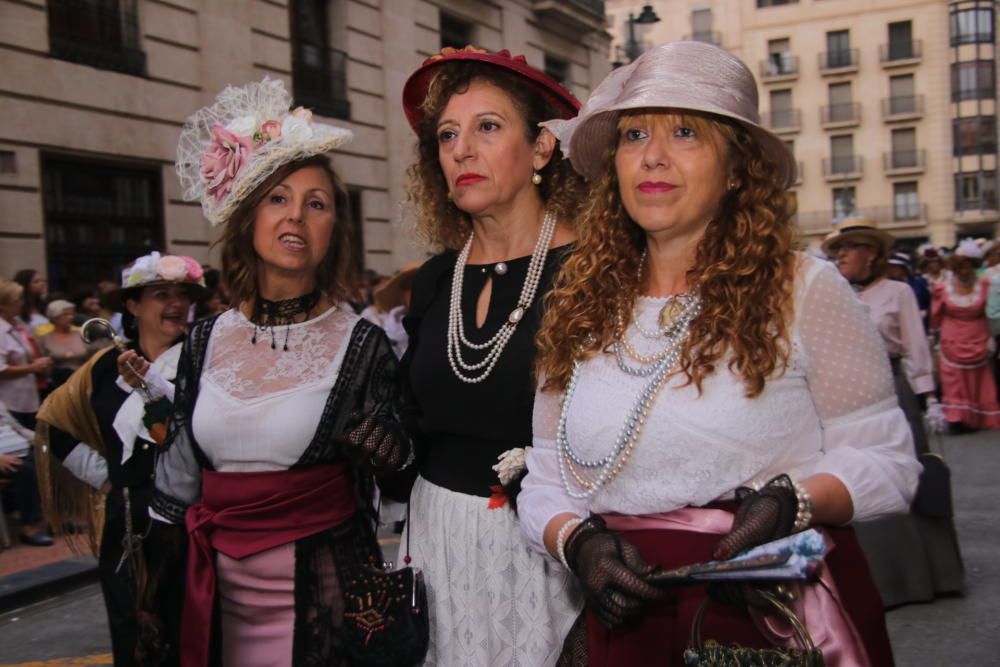 Primeros actos de la III Feria Modernista de Alcoy