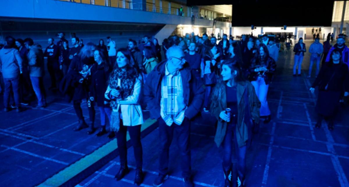 Uno de los grupos que actuó ayer en el Recinto Ferial.